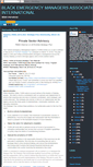 Mobile Screenshot of blackemergmanagersassociation.org