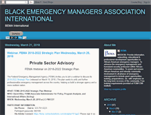 Tablet Screenshot of blackemergmanagersassociation.org